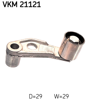 Deflection Pulley/Guide Pulley, timing belt - VKM 21121 SKF - 036109181A, 036109181B, 03.770